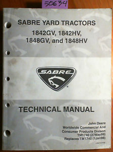 John-Deere-Sabre-1842GV-1842HV-1848GV-1848HV-Yard-Tractor-Technical ...