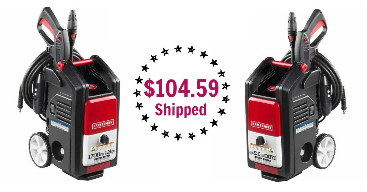 Sears: $104.59 After Points Pressure Washer Shipped!($200 Value)
