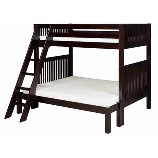 Camaflexi Twin over Full Bunk Bed - Mission Headboard - Angle Ladder ...