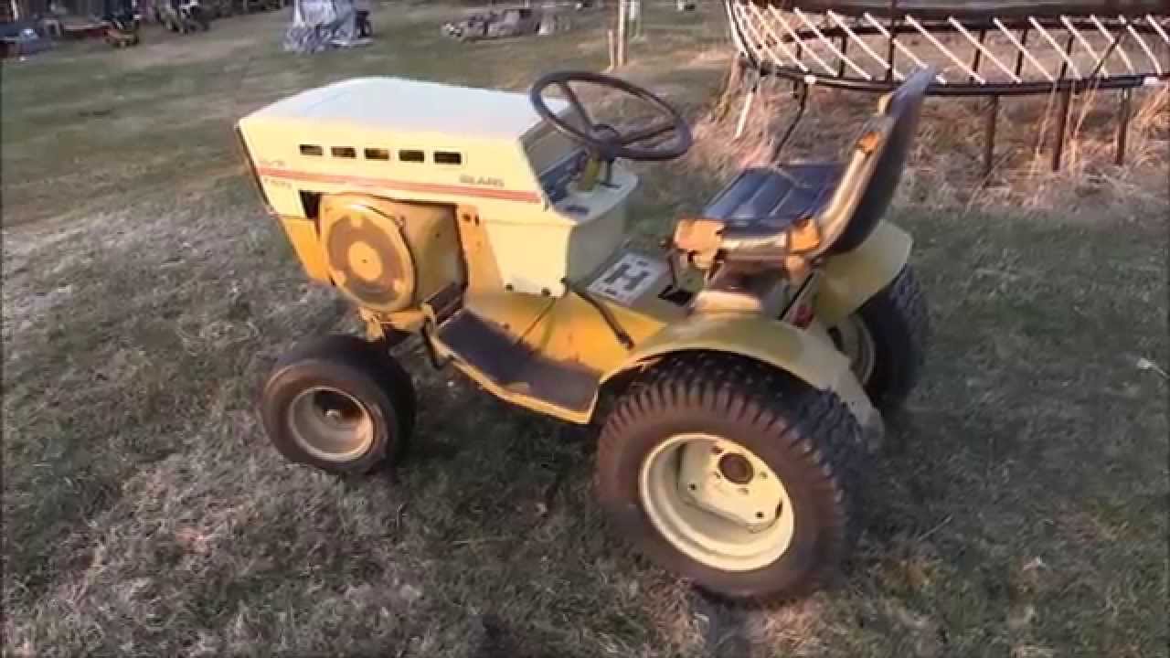 Final Start and drive 1974 Sears SS16 Twin Garden TractorYouTube .