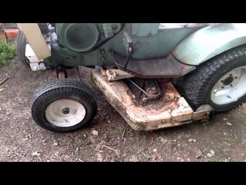 Sears hydro trac 12 runs again - YouTube
