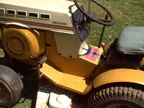 1976 Sears SS-16 Twin Garden Tractor | How To Save Money And Do It ...