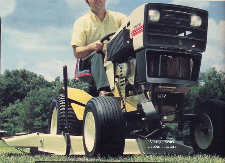 1973 Sears Ss 16 Twin Garden Tractor Dragtimes Com Pictures to pin on ...
