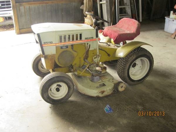 Sears St-10 Lawn Tractor - $100 - Craigslist / Ebay / Kijiji Finds ...