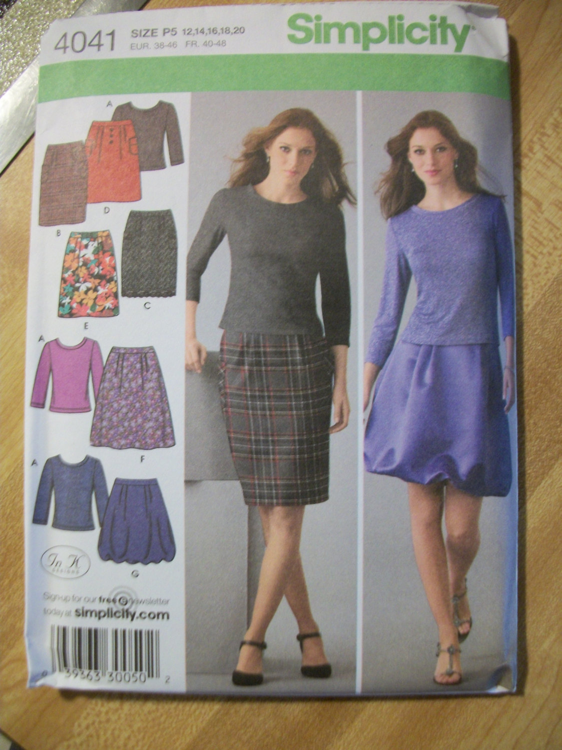 Simplicity 4041 Misses P5 1214161820skirts and by GotMohrandMore