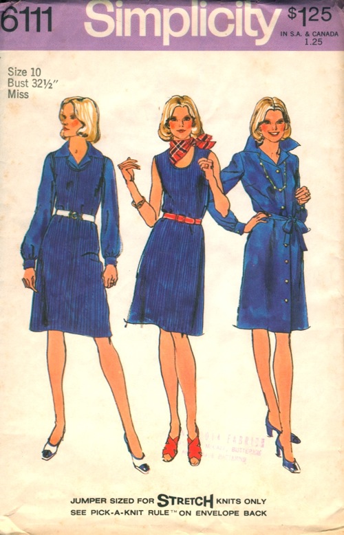 Simplicity 6111 A - Vintage Sewing Patterns