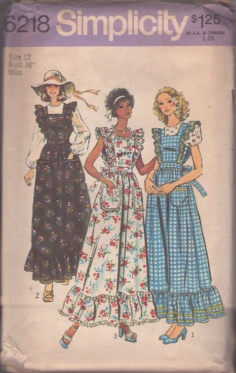 MOMSPatterns Vintage Sewing Patterns - Simplicity 6218 Vintage 70's ...