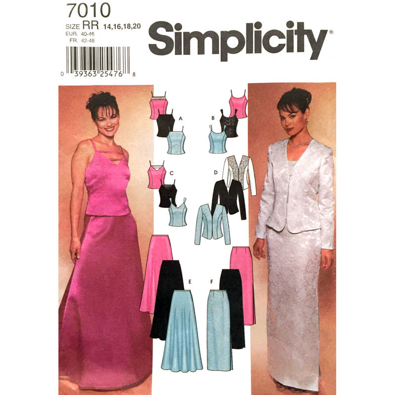 ... Pattern Simplicity 7010 Size 14 16 18 20 UNCUT - finicky pattern shop