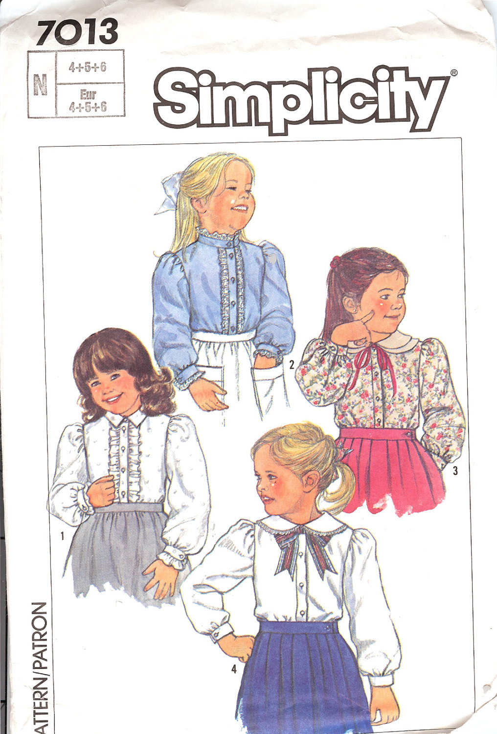 Simplicity 7013 Childs' Blouse ID191