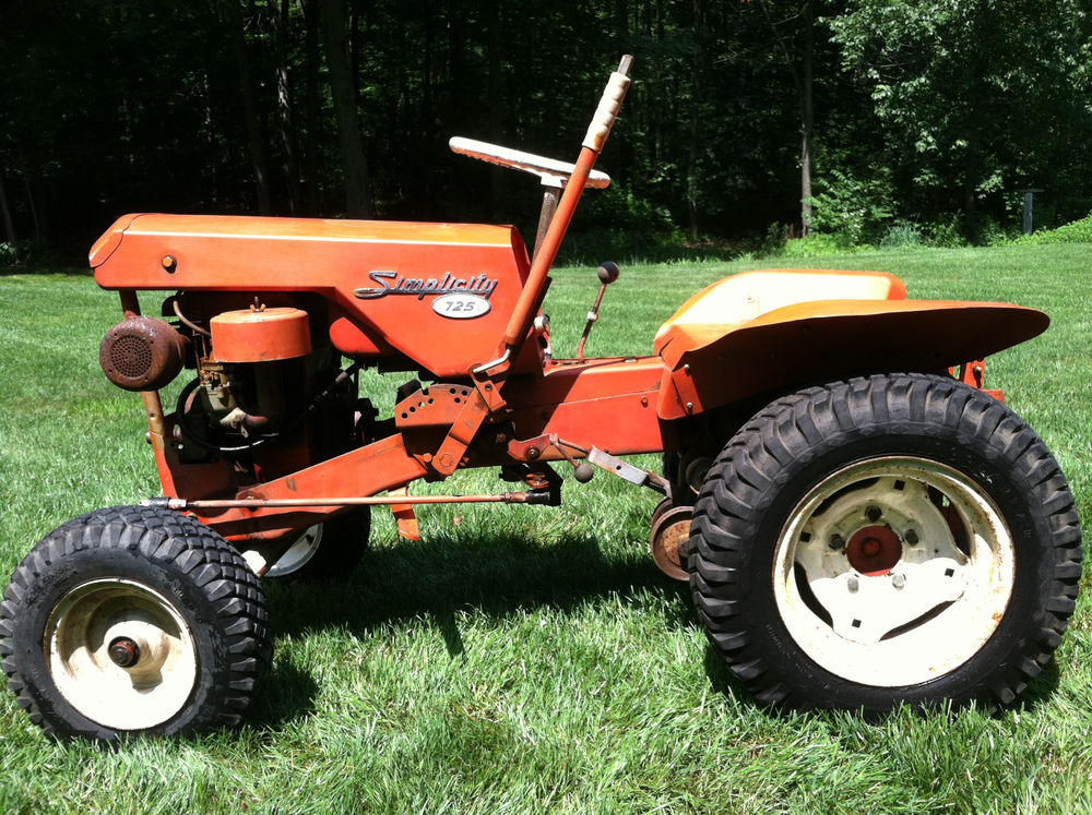Vintage Simplicity 725 Garden Tractor Lawn Mower 700 Allis Chalmers ...
