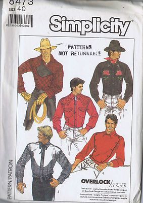 Man's Simplicity Pattern Pattern Number 8473 Copyright: Modern Fitted ...