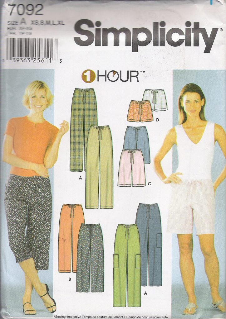 Simplicity 7092 | Adopted Simplicity Sewing Pattern #7092 Mi ...