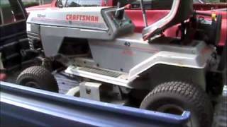 Watch now: Start and drive the 1980 Montgomery Ward 10/38 lawn tractor