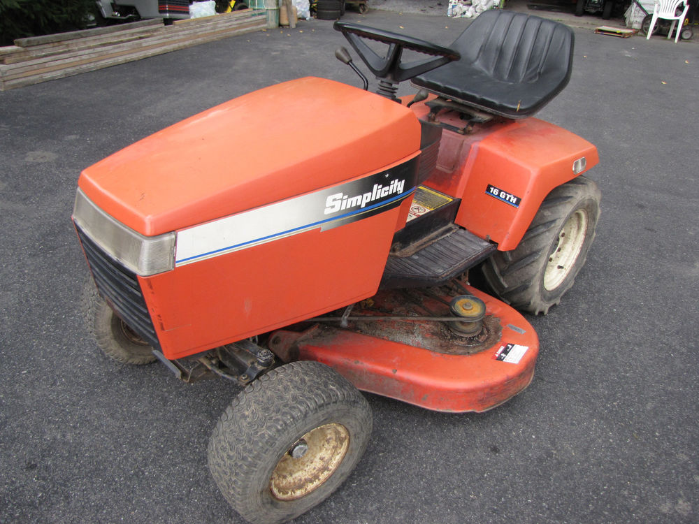 Simplicity GTH16 Garden Tractor with 50 inch mower | eBay