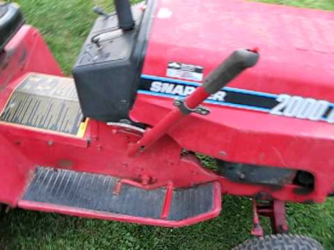 Snapper 2000gx Parts Tractor - YouTube