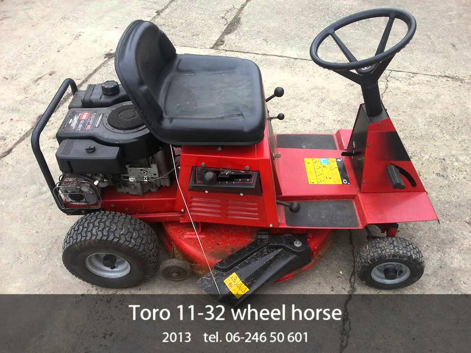 Toro 11-32 wheel horse - YouTube