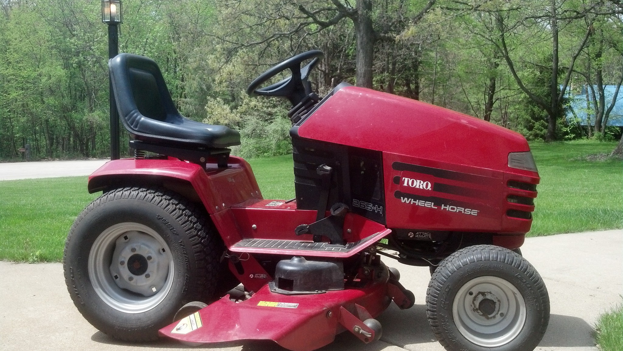 1996 Toro - Wheel Horse 265-H Lawn & Garden and Commercial Mowing ...
