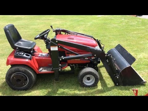 TORO WHEEL HORSE 520LXI Riding Lawn Mower Tractor - YouTube