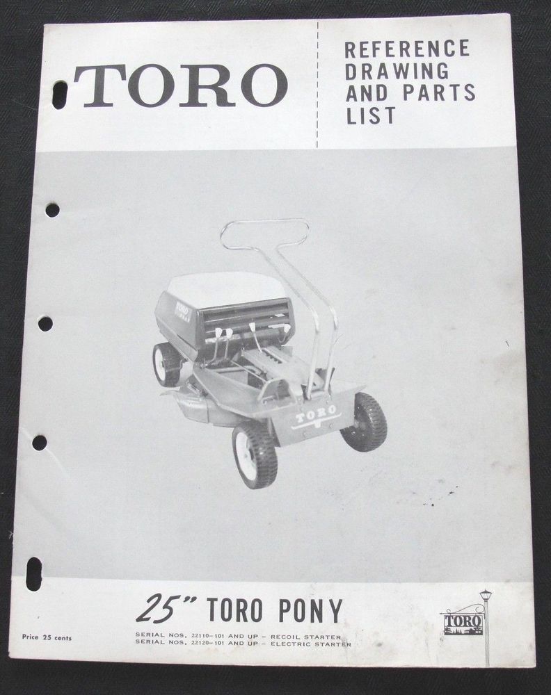 ORIGINAL 1950s TORO PONY 25