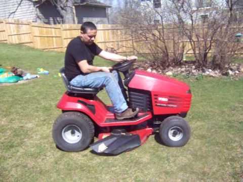Toro 12.5hp, 38 Riding Mower - YouTube