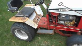 1968 Toro Suburban 12 Garden Tractor