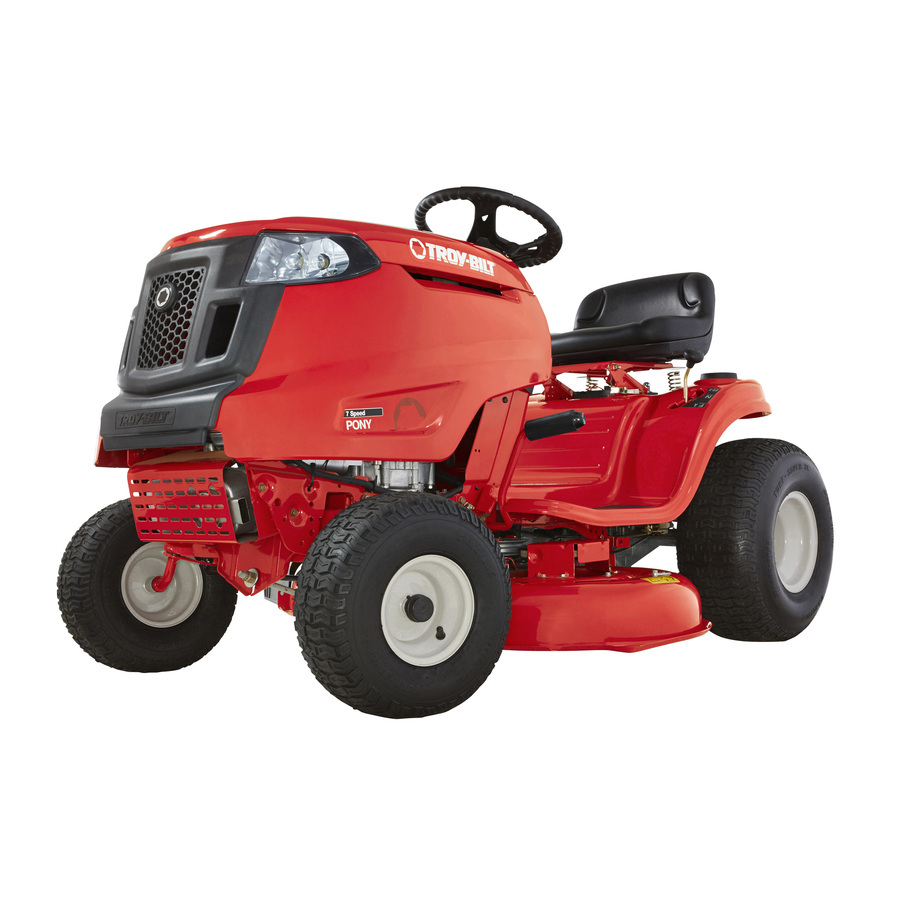 Shop Troy-Bilt Pony 15.5-HP Manual 42-in Riding Lawn Mower at Lowes ...