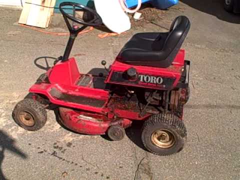 Toro Wheel Horse 12-32 Xl Moving High Weeds | How To Save Money And Do ...