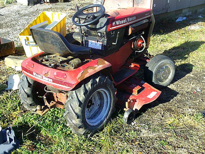Ok I just picked up a 516 H wheel horse. need mostly cosmetic work on ...