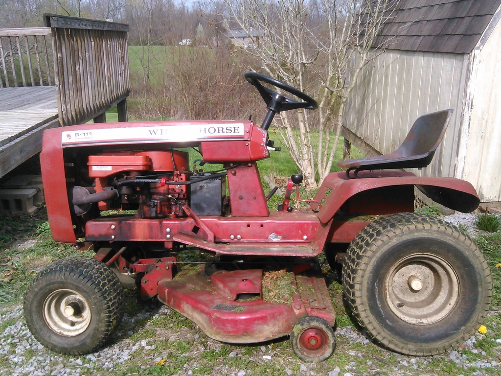 Wheel Horse Forum • View topic - Another new B-111 owner