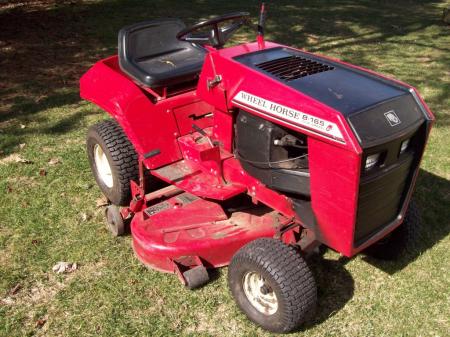 Details about WHEEL HORSE B 165 RIDING MOWER & DECK REAR DISCHARGE