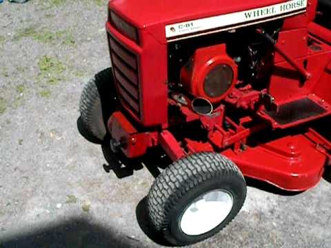 wheelhorse c-81 - YouTube