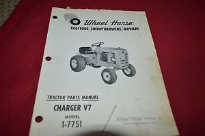 Wheel-Horse-Charger-V7-Model-1-7751-Lawn-Tractor-Parts-Book-Manual ...