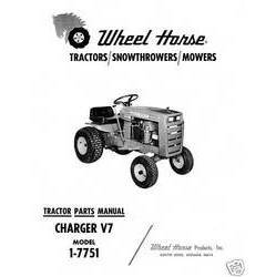 Wheel Horse Charger V7 Parts Manual Model No. 1-7751