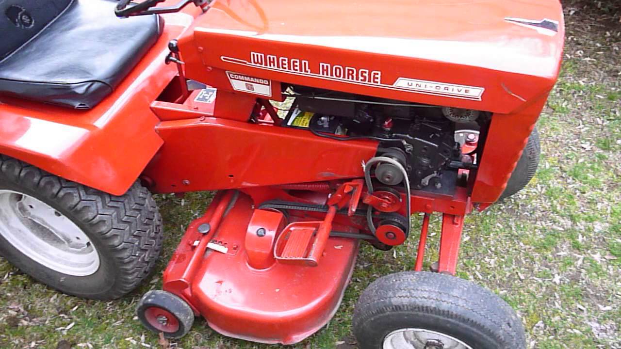 Wheel Horse Commando 6 lawn tractor - YouTube