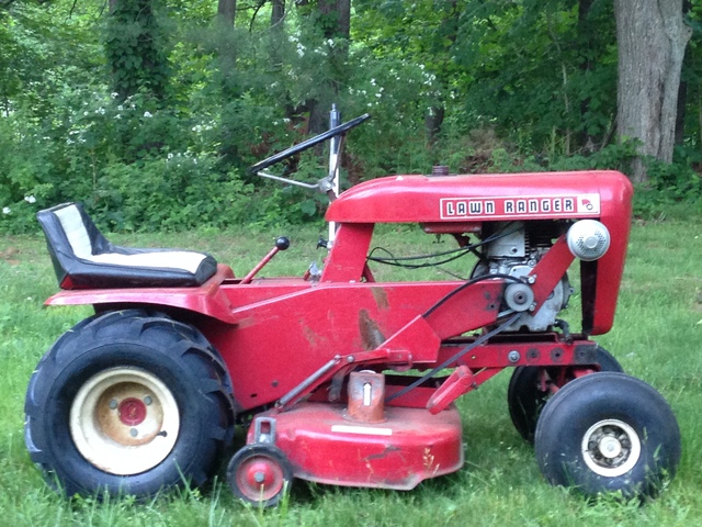 1968 lawn ranger w/ deck, snow thrower, and cart - Wheel Horse Sold ...