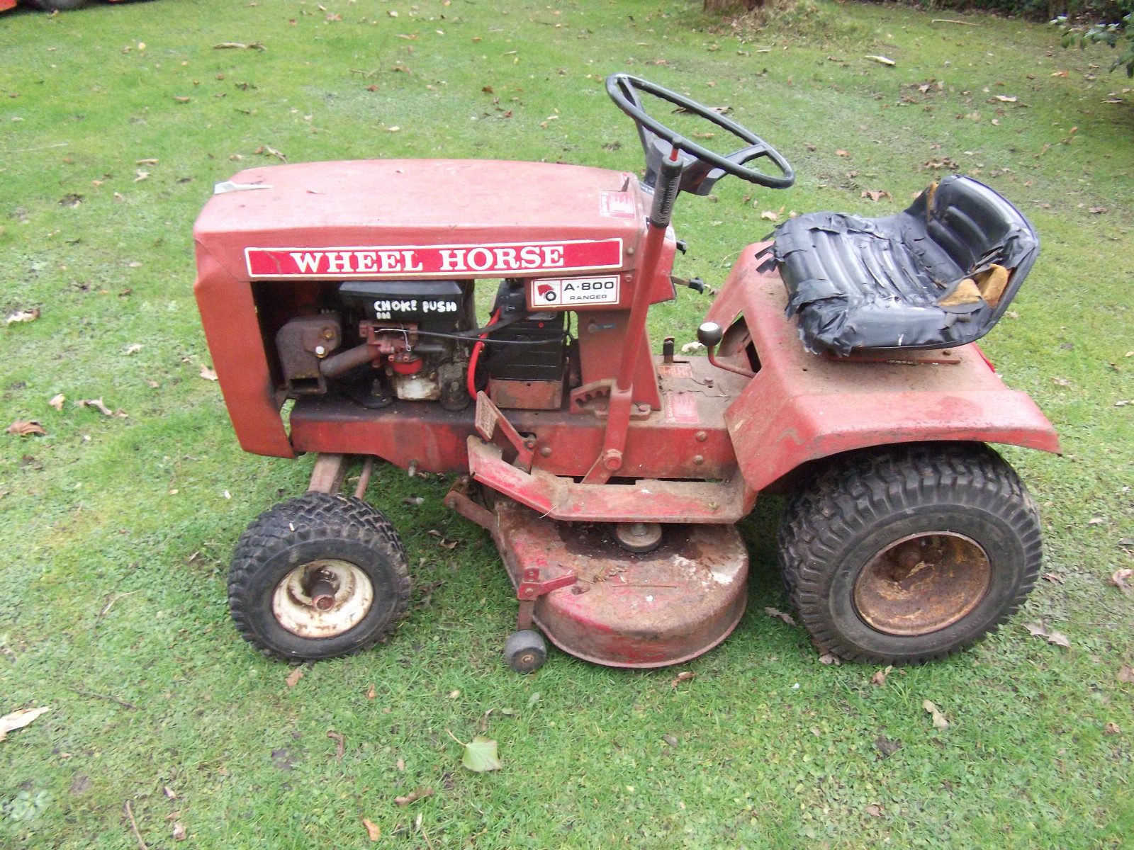 800 Ranger restoration - Wheel Horse Tractors - RedSquare Wheel Horse ...