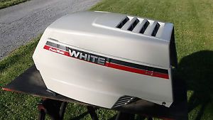 White FST 15 Riding Lawn Mower Tractor Hood Side Panels Grill ...