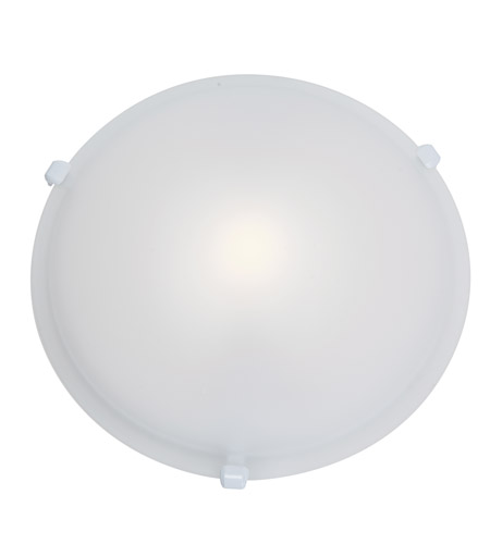 Access 50049-WH/FST Nimbus 1 Light 16 inch White Flush Mount Ceiling ...