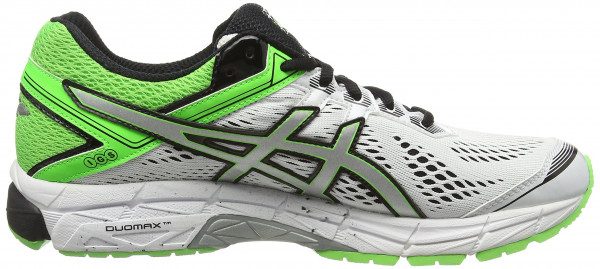 asics-gt-1000-4-men-s-training-running-shoes-white-white-black-green ...