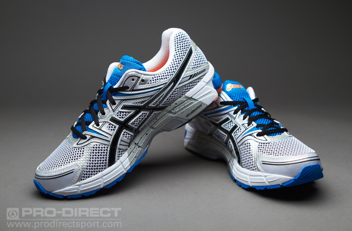 Asics GT-1000 - Mens Running Shoes - White-Black-Blue