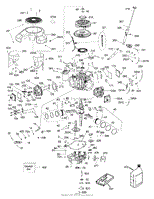 MTD 14A6816H190 GT-2150 (2003) Parts Diagram for Engine List 2 GT-2150