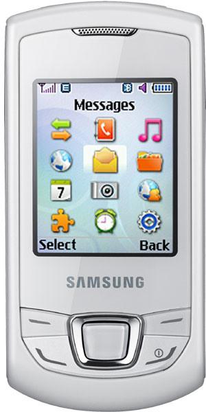 Detalles de Samsung E2550 Monte Deslizador Blanco Desbloqueado Cámara ...