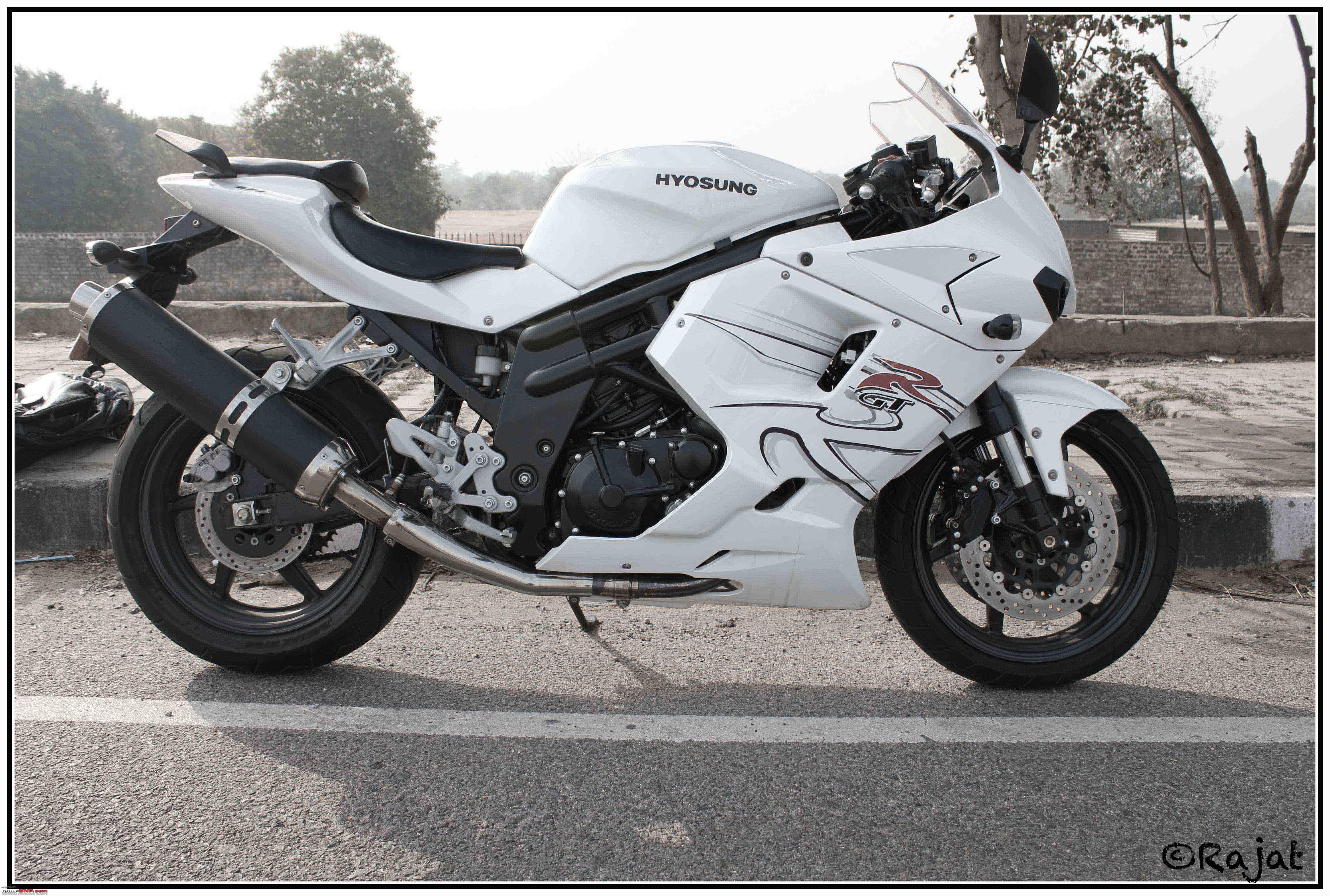 My white glory is here - Hyosung GT650R - Page 6 - Team-BHP