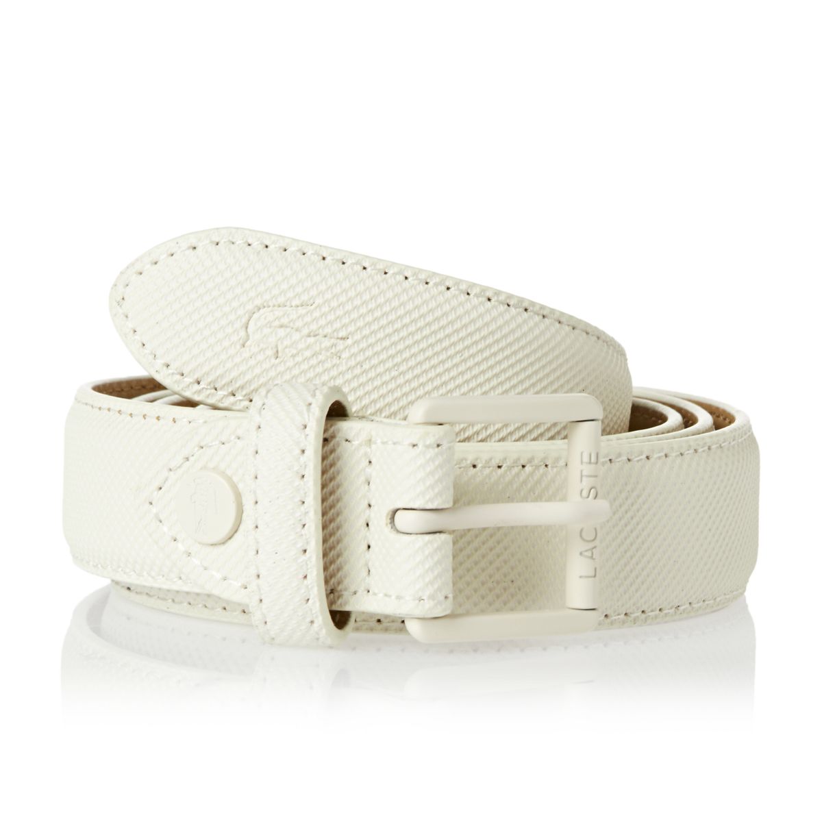 Lacoste Women's L.12.12 Pique Belt - White | Free Delivery Options