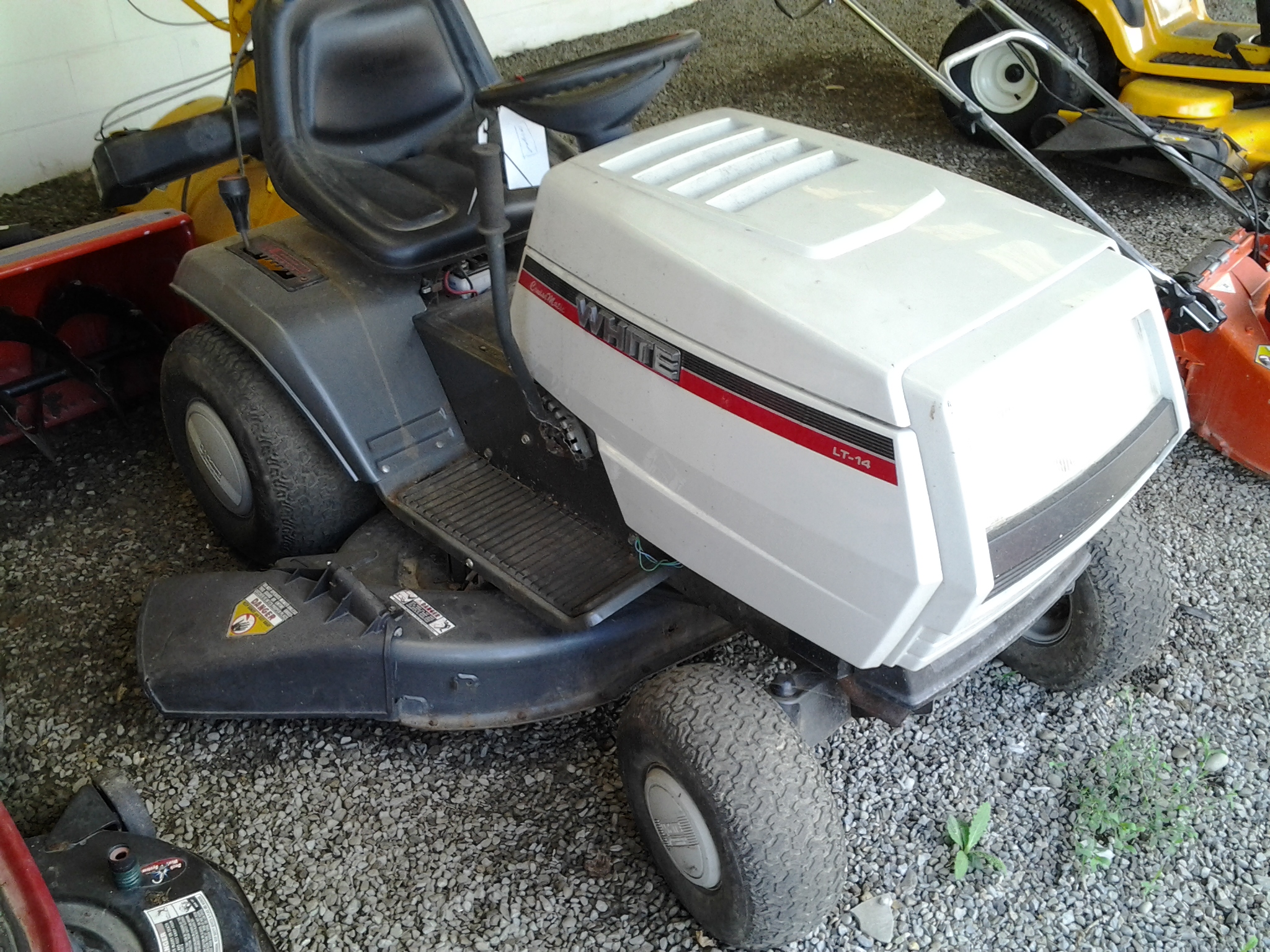 Home / Shop / Used Products / White LT-14 Lawn Tractor Return to ...