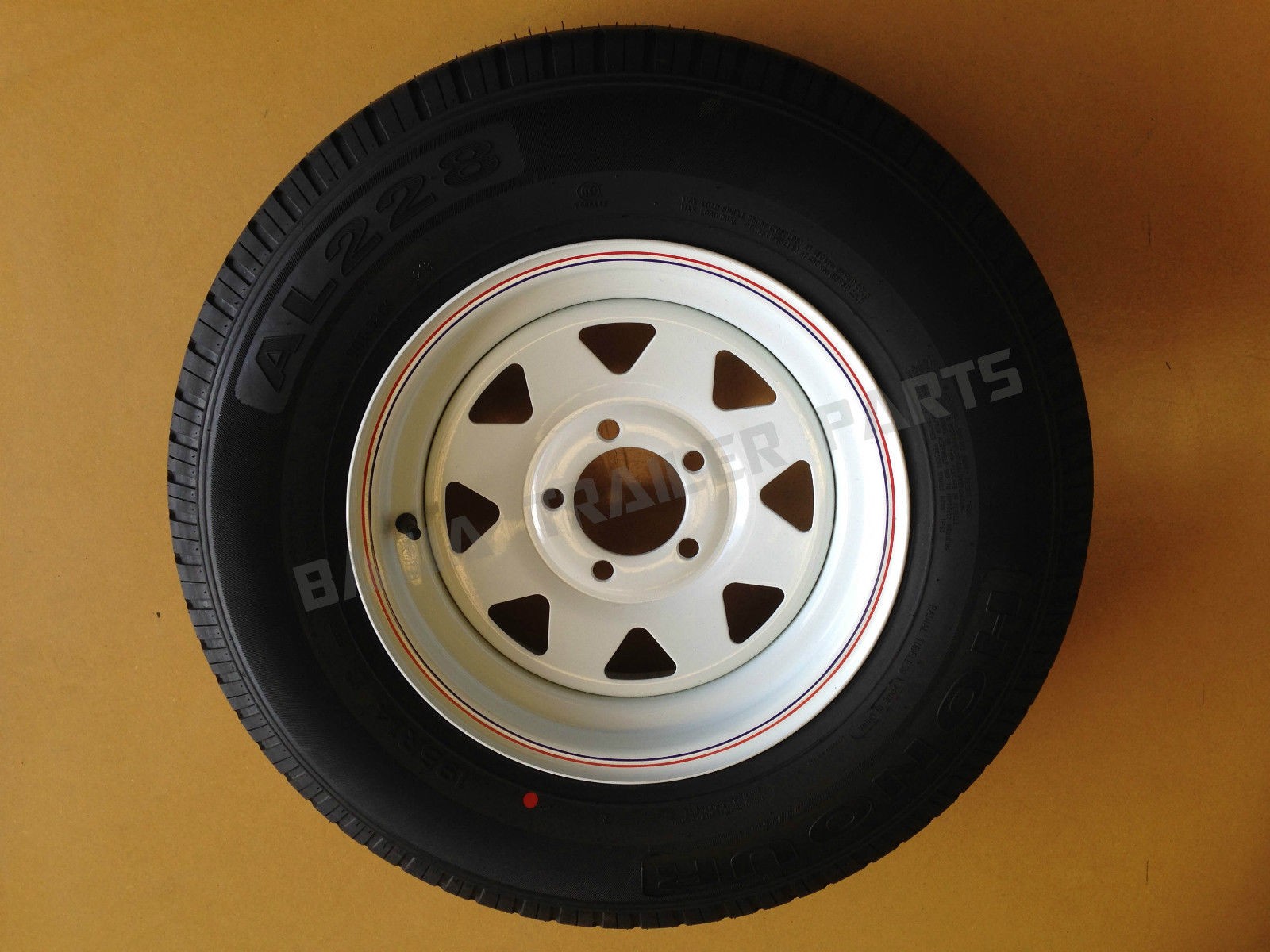 Sunraysia White 14 Holden HT With 195 LT TYRE ! Trailer Parts - Tyres ...