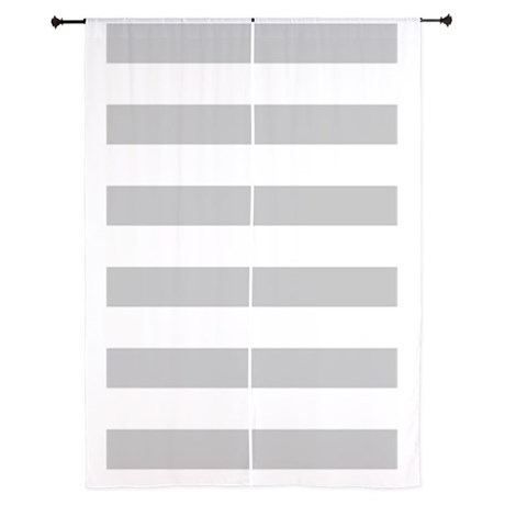 Stripes 1 3x5 W Lt Gray 84 Curtains by Admin_CP10711742
