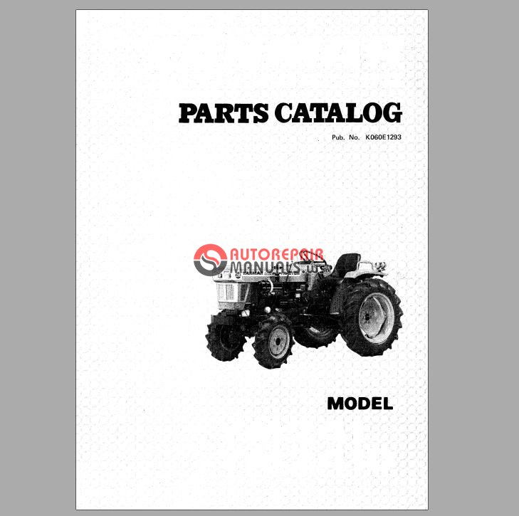 YANMAR Tractor YM142 Parts Catalog | Auto Repair Manual Forum - Heavy ...