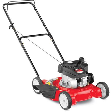 Yard Machines 20 Gas Push Lawn Mower with Side Discharge - Walmart ...