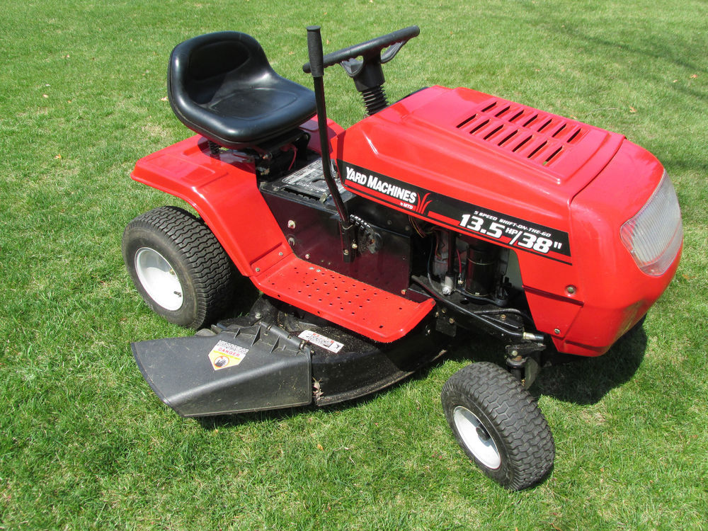 Yard Machines 13.5 HP 38 Inch Deck Riding Mower - Local Delivery ...